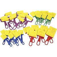 Creativity Street Foam Brushes/Rollers Classroom Pack Plastic Handle - 40 / Set (5212)