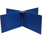 Pacon Round Table Privacy Board 14" Height - Blue - 1 Each (3788)