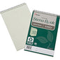 AbilityOne SKILCRAFT 100% Recycled Steno Books 80 Sheets - Gregg Ruled - 16 lb Basis Weight - 6" x 9" - Green Tint Paper - Chlorine-free - Recycled - 6 / Pack (6116427)