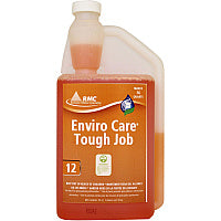 Rochester Midland RMC Enviro Care Tough Job Cleaner For Wall, Floor, Machinery - 32 fl oz (1 quart) - Recommended For: Grease Remover, Carbon Remover - Heavy Duty, Bio-based, Dilutable - Orange - 1 Each (12001814)
