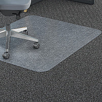 Lorell Big & Tall Chairmat Carpet - 46" Width x 60" Depth - Rectangular - Polycarbonate - Clear - 1 Each (LLR69705)