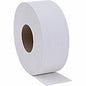Genuine Joe(R) Jumbo Toilet Paper, 2-Ply, 650-ft. Rolls, 12 Rolls 2 Ply - 3.30" Width x 650 ft Length - 3 19/64" Core - White - 12 / Carton (GJO2565012)