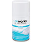 AirWorks Metered Aerosol Air Fresheners Aerosol - 6000 ft - 7 oz - Fresh Linen - 12 / Carton (07918)