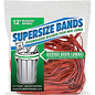 Alliance Rubber SuperSize Bands Size: Large - 12" Length x 0.3" Width - Reusable, Heavy Duty, Environmentally Friendly, Elastic, Strong, Stretchable - Latex - Red - 18 / Pack (08994)