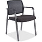 Lorell Mesh Back Guest Chair Black Seat Color - Fabric Seat Material - Black Back Color - Mesh Back Material - 1 Each (LLR30956)