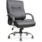 Lorell Deluxe Big & Tall Chair Black Seat Color - Bonded Leather Seat Material - Black Back Color - Bonded Leather Back Material - 5-star Base - Black - 1 Each (LLR40206)