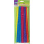 Creativity Street Jumbo Chenille Pipe Cleaners Craft Project, Classroom - 12" Height x 0.25" Width x 236.2 mil Thickness x 15" Length - Neon - Polyester - 100 / Pack (711004)