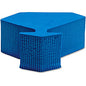 Lorell Door Wedge Foam - Blue - 1 Each (LLR42590)