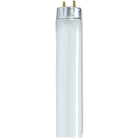 Satco 25-watt 48" T8 Fluorescent Bulb 25 W - 120 V AC - 2400 lm - T8 Size - Cool White Light Color - G13 Base - 30000 Hour - 4100&deg;K Color Temperature - 85 CRI - Energy Saver - 30 / Carton (S8440)