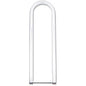 Satco T8 U-Bent 32-watt Fluorescent Bulbs 32 W - 120 V AC - 3000 lm - T8 Size - Cool White Light Color - 20000 Hour - 4100&deg;K Color Temperature - 75 CRI - 6 / Carton (S8448)