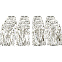 Genuine Joe Cotton Blend Mop Refill Rayon, Cotton, Polyester - 12 / Carton (GJO48259CT)