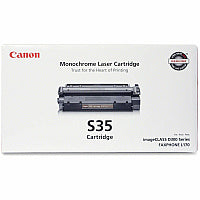 Canon S35 Original Laser Toner Cartridge - Black - 1 Each