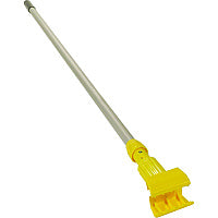 Rubbermaid Commercial Gripper 60" Vinyl/Aluminum Wet Mop Handle 60" Length - Yellow - Vinyl, Aluminum, Plastic - 1 Each (H236000000)