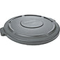 Rubbermaid Commercial Brute 20-gallon Container Lid Round - 19.9" Diameter - Plastic - Gray - 1 Each (261960GY)