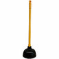 Genuine Joe Value Plus Plunger 5.75" Cup Diameter - 23" Length - Yellow - Toilet, Drain, Pipe (GJO85130)