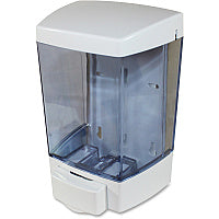 Genuine Joe Liquid Soap Dispenser Manual - 1.44 quart Capacity - See-through Tank, Water Resistant - White - 1 Each (GJO85133)