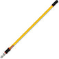 Rubbermaid Commercial 4'-8' Quick Connect Extension Pole 96" Length x 1.40" Diameter - Yellow - Aluminum - 1 Each (Q76500YL00)
