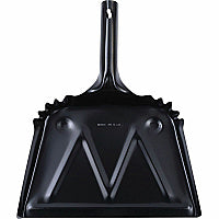 Genuine Joe Heavy-Duty Metal Dustpan 12" Wide - Steel - Black - 1 Each (GJO58143)