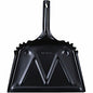 Genuine Joe Heavy-Duty Metal Dustpan 12" Wide - Steel - Black - 1 Each (GJO58143)