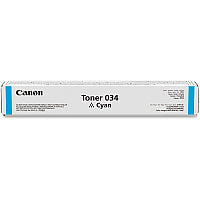 Canon Original Laser Toner Cartridge - Cyan - 1 Each 7300 Pages (CRTDG034C)