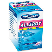 PhysiciansCare Allergy Relief Tablets For Allergy - 1/Packet - 50 / Box (90036)