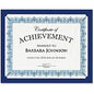 FranklinCovey Geographics Recycled Certificate Holder Navy - 30% Recycled - 10 / Pack (47835)
