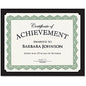 FranklinCovey Geographics Recycled Certificate Holder Black - 30% Recycled - 10 / Pack (47836)