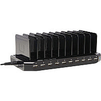 Tripp Lite by Eaton 10-Port USB Charging Station with Adjustable Storage, 12V 8A (96W) USB Charger Output 12 V DC Input - 5 V DC Output - 2.40 A - 1 Each (U280010ST)