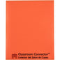 C-Line Classroom Connector Letter Report Cover 8 1/2" x 11" - 2 Internal Pocket(s) - Orange - 25 / Box (32002)