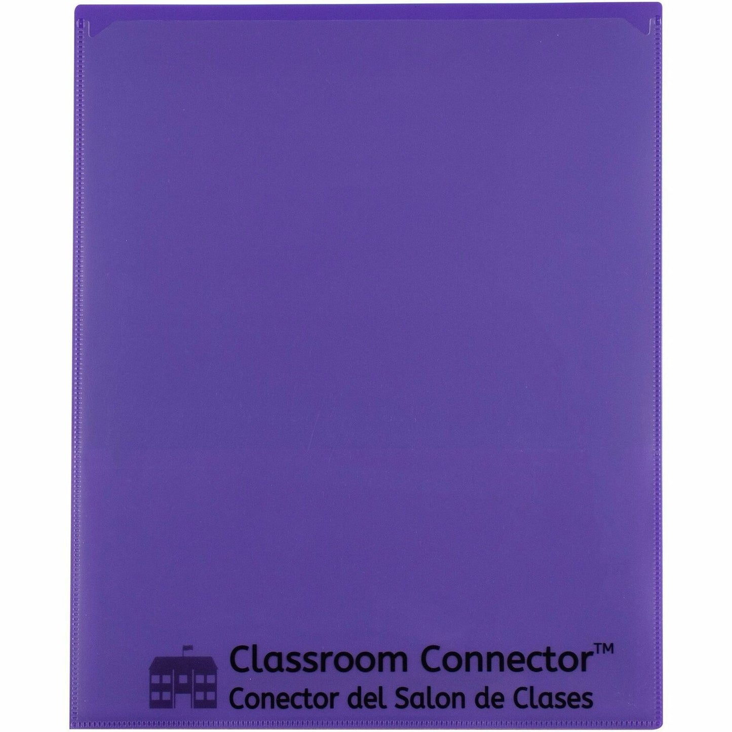 C-Line Classroom Connector Letter Report Cover 8 1/2" x 11" - 2 Internal Pocket(s) - Purple - 25 / Box (32009)