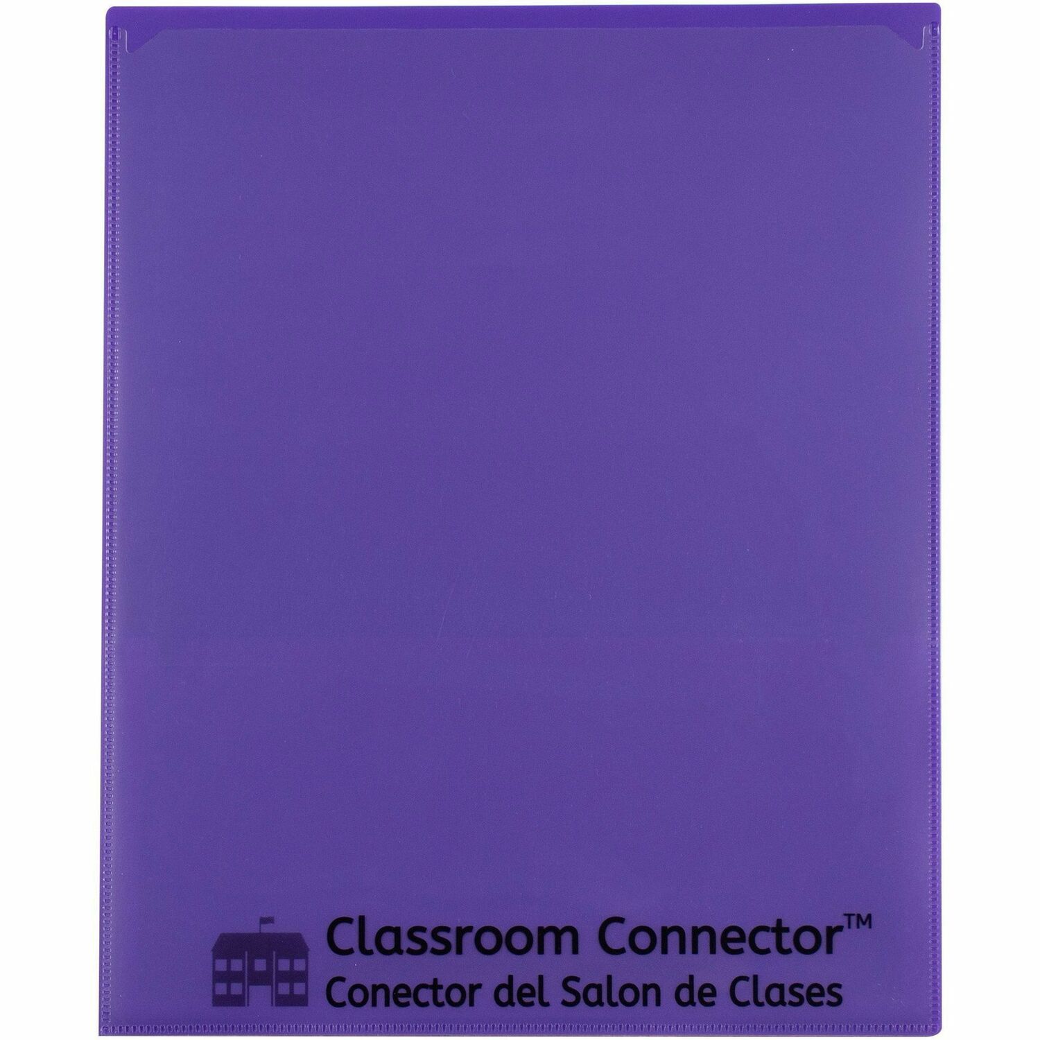 C-Line Classroom Connector Letter Report Cover 8 1/2" x 11" - 2 Internal Pocket(s) - Purple - 25 / Box (32009)