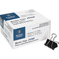 Business Source Binder Clips Medium - 1.3" Width - for Paper - Black - 36 / Pack (BSN65368)