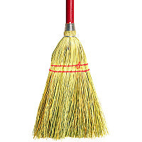Genuine Joe Lobby Broom 34" Handle Length - Wood Handle - Natural - 1 Each (GJO12501)