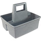 Impact Maids' Basket 2 Compartment(s) - 10.10" Height x 11.10" Width x 12.90" Length - Handle, Heavy Duty - Gray - Plastic - 1 Each (1803)