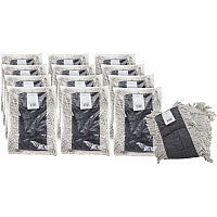 Genuine Joe Disposable Dust Mop Refill 5" Width x 24" Length - Disposable, Looped Ends, Fray Resistant, 4-ply, Quick Drying, Absorbent, Durable, 4-ply Yarn - Cotton - Natural - 12 / Carton (GJO00245CT)