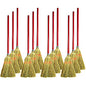 Genuine Joe Lobby Broom 34" Handle Length - Wood Handle - Natural - 12 / Carton (GJO12501CT)