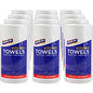 Genuine Joe Paper Towels 2 Ply - 8" Width x 11" Length - 250 Sheets/Roll - 1 5/8" Core - White - Paper - 12 / Carton (GJO25012)