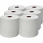 Genuine Joe Hardwound Roll Paper Towels 7.88" Width x 1000 ft Length - 2" Core - White - 6 / Carton (GJO22900)