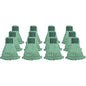 Genuine Joe Synthetic Blend Medium Mophead Rayon, Cotton - Green - 12 / Carton (GJOMGR5BCT)