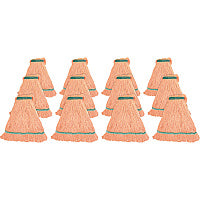Genuine Joe Narrow Band Medium Mophead Rayon, Cotton - 12 / Carton (GJOMOR1BCT)