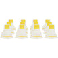 Genuine Joe Wide Band Small Mophead Rayon, Cotton - White - 12 / Carton (GJOSWH5BCT)