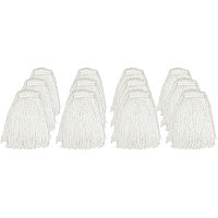Genuine Joe Cut End Mophead Rayon - Natural - 12 / Carton (GJOZ16RAYCT)