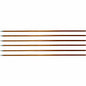 Genuine Joe Wood Handle with Threaded Metal Tip Natural - Metal, Wood - 6 / Carton (GJO37061CT)