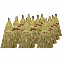 Genuine Joe Whisk Broom Natural - 12 / Carton (GJO80161CT)