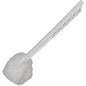 Genuine Joe Toilet Bowl Mop 4.50" Height Head - 12" Length Plastic Handle - Durable, Scrubber Strip, Acid Resistant - White - 25 / Carton (GJO99756)