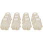 Genuine Joe Clamp-style Cotton Mophead #16 - Cut Ends, Absorbent, Narrow Headband - Cotton - Natural - 12 / Carton (GJON16COTCT)