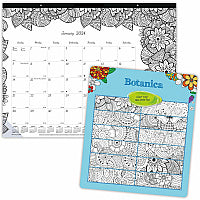Blueline DoodlePlan Desk Pad - Botanica (C2917311)