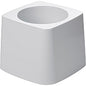 Rubbermaid Commercial Toilet Bowl Brush Holder Vertical - Plastic - White - 24 / Carton (631100CT)