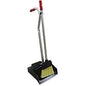 Unger Ergo Dustpan/Broom Combo Aluminum Handle - Black, Silver, Red - 6 / Carton (EDPBRCT)