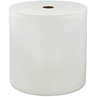 LoCor(R) Hardwound Paper Towels, White 1-Ply, 850-ft. Roll, 6 Rolls 1 Ply - 7" Width x 850 ft Length - White - 6 Rolls Per Carton - 6 / Carton (46898)